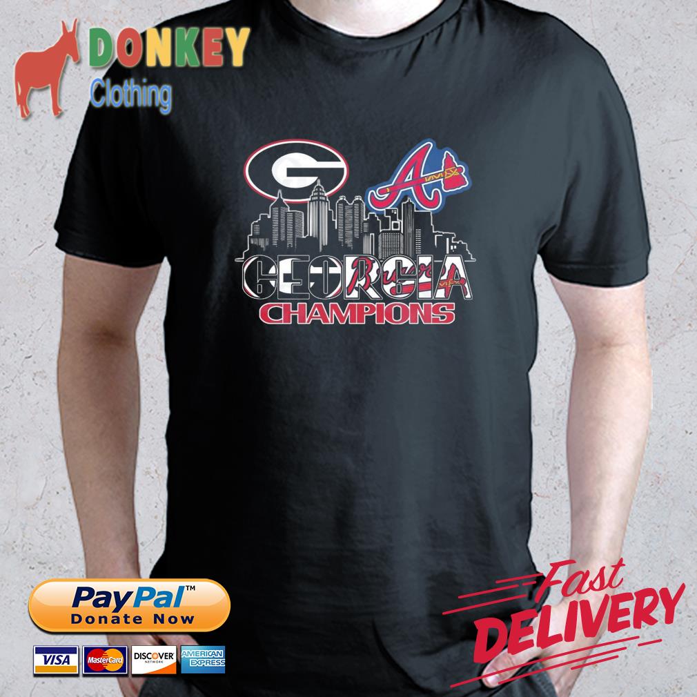 2022 Champions UGA Bulldogs Braves NCAA Georgia Bulldogs shirt