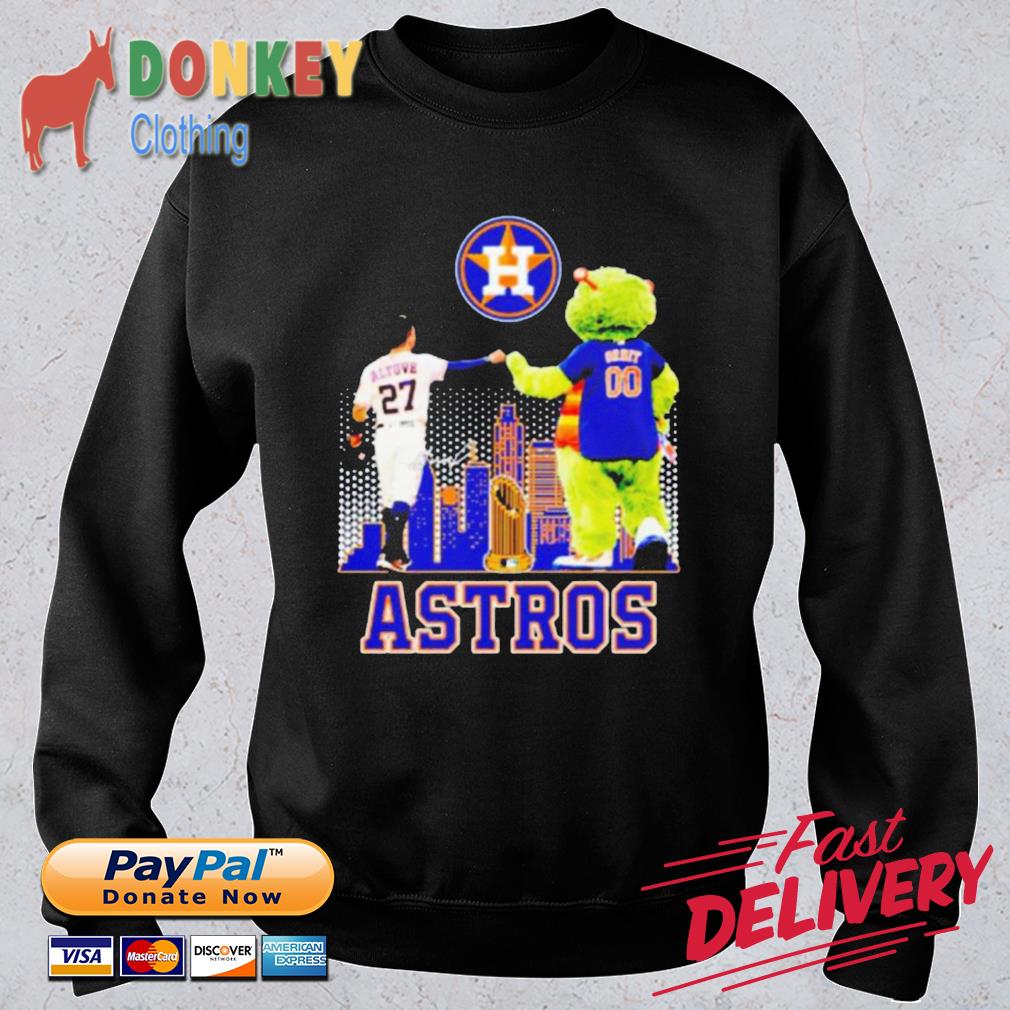 Houston Astros José Altuve and Orbit signature shirt