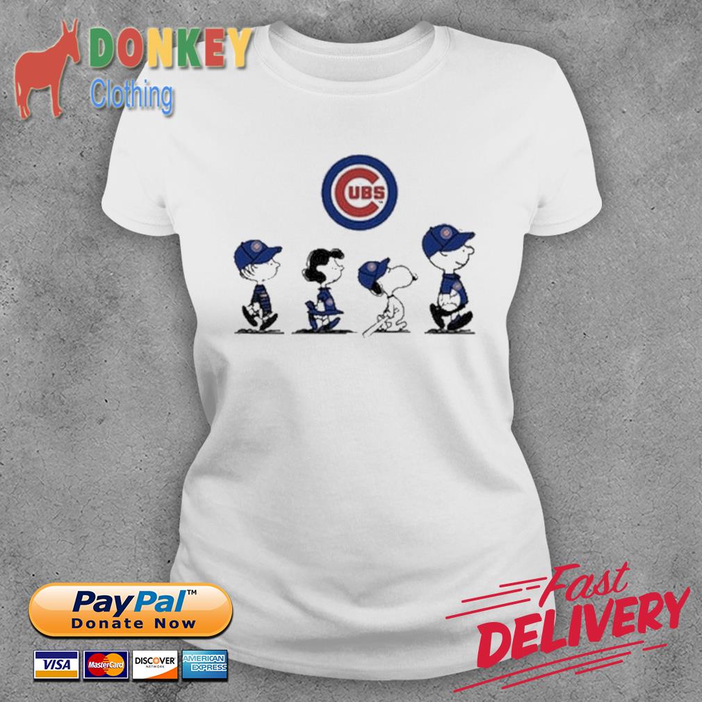 Peanuts characters Chicago Cubs shirt, hoodie, sweater and v-neck