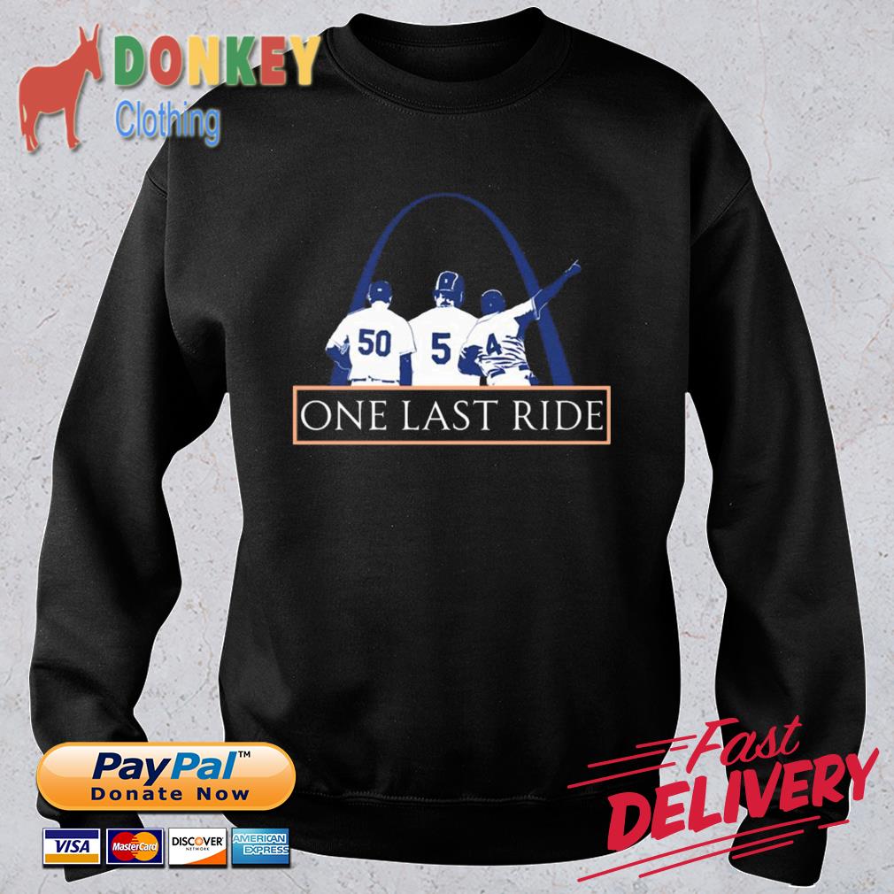 St. Louis Cardinals one last ride shirt, hoodie, sweater, long sleeve and  tank top