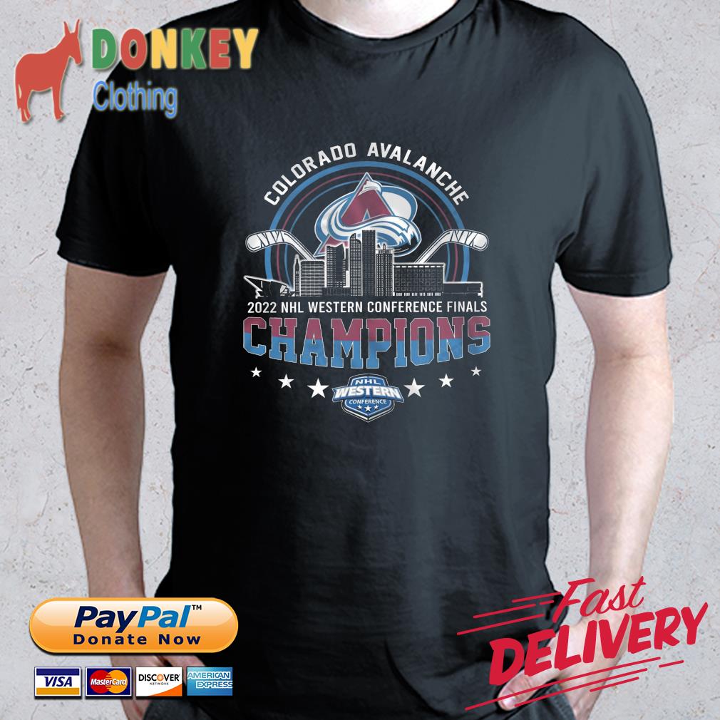 Colorado Avalanche 2022 NHL Western Conference Finals Champions shirt,  hoodie, sweater and long sleeve