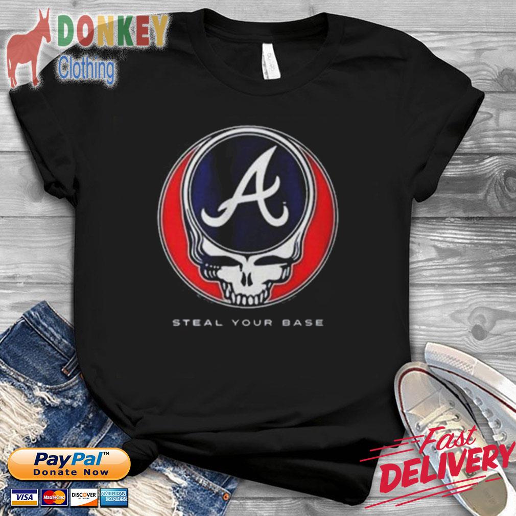 Atlanta Braves Grateful Dead Steal Your Face Shirt - High-Quality