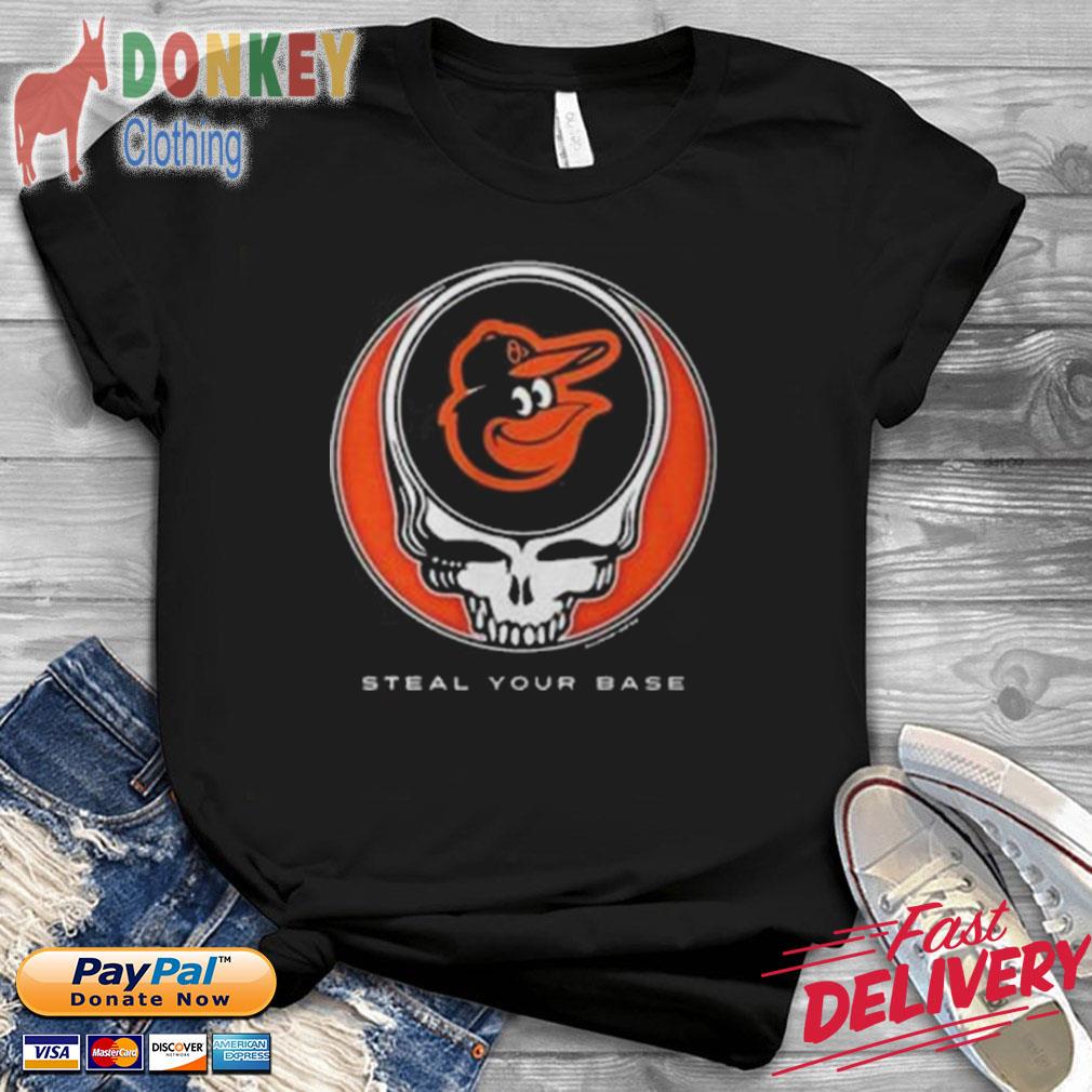 Liquid Blue Athletic T-Shirt  Baltimore Orioles Steal Your Base
