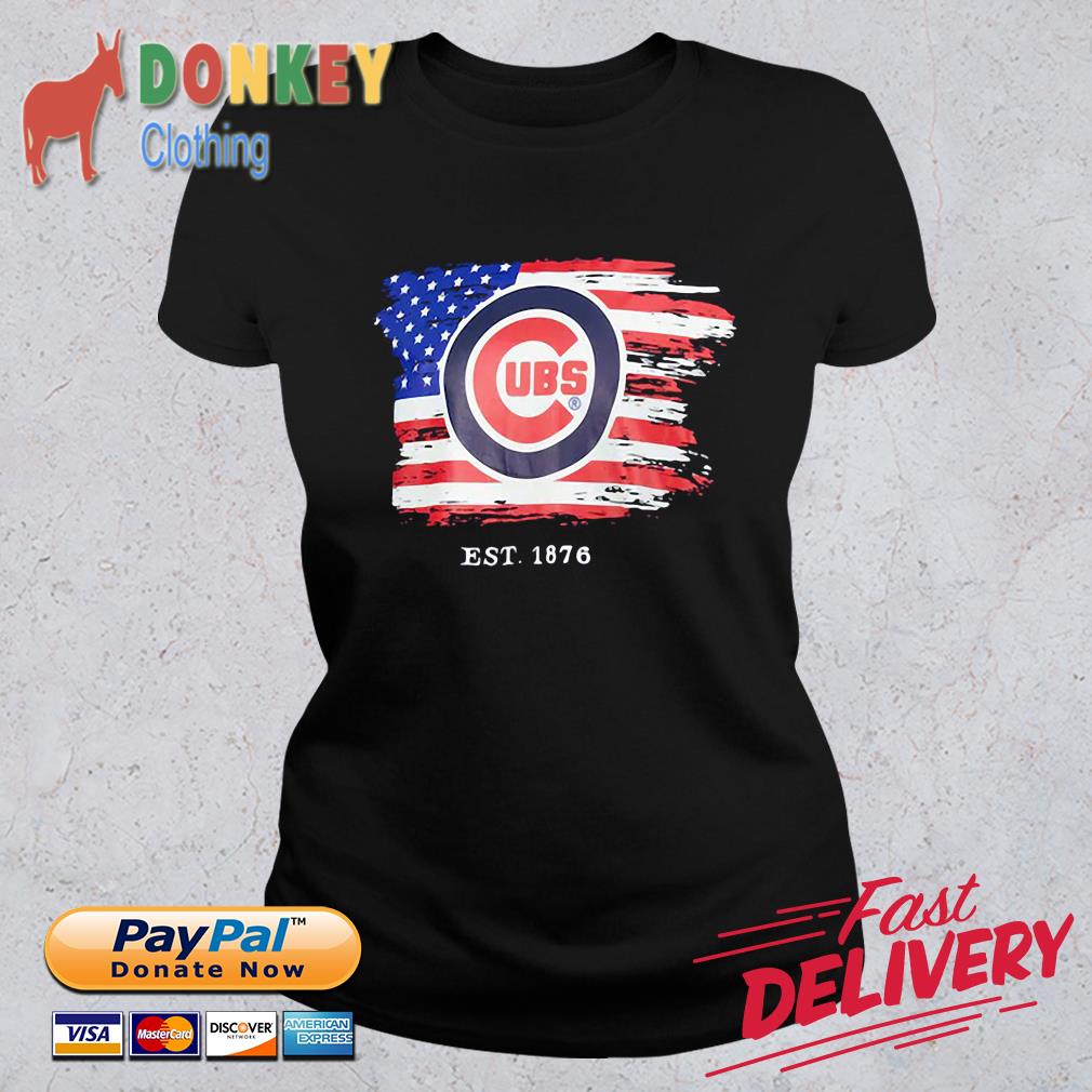 Chicago Cubs 4th Of July American Flag Est 1876 Shirt, hoodie, sweater,  long sleeve and tank top