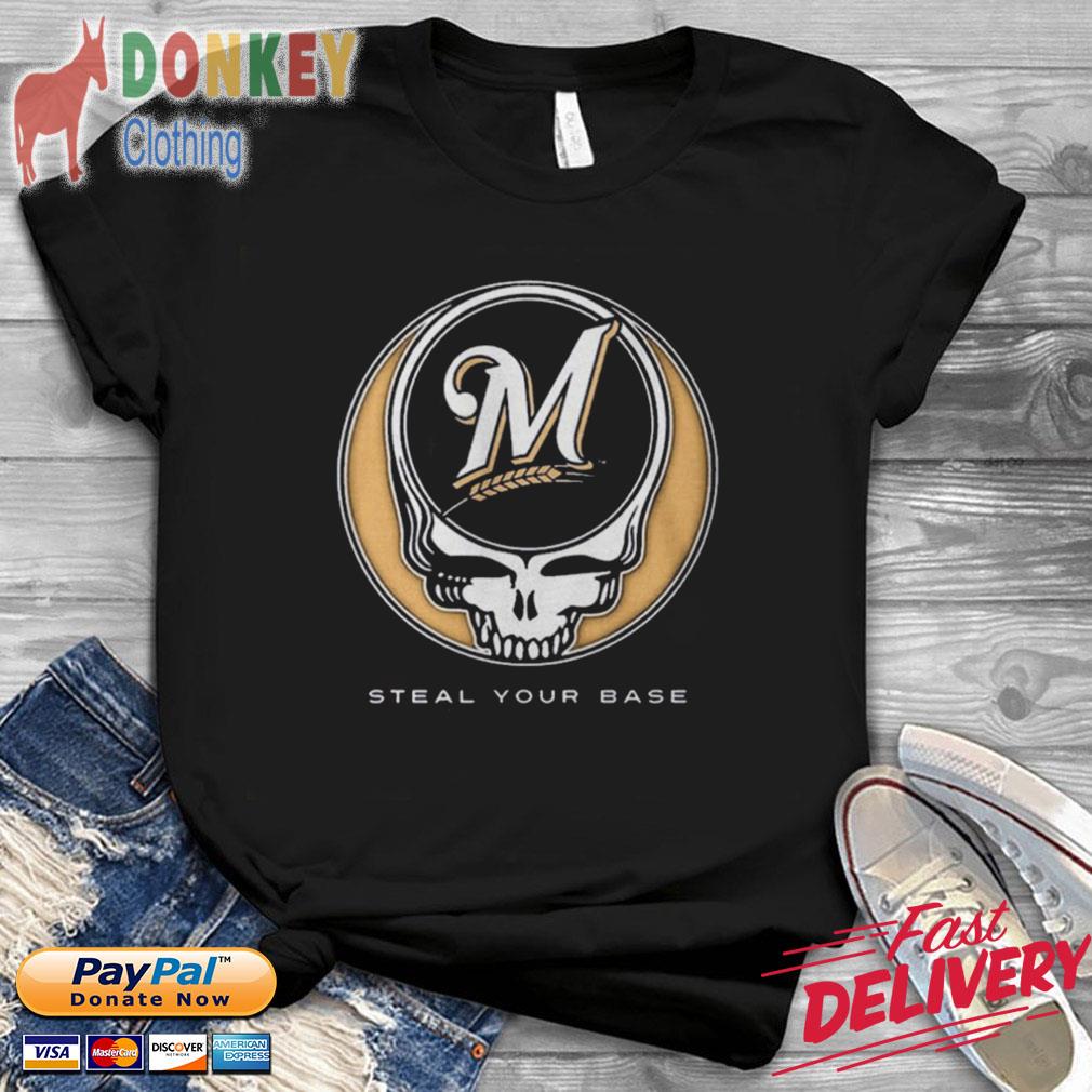 Milwaukee Brewers Grateful Dead Steal Your Base Shirt, hoodie, sweater,  long sleeve and tank top