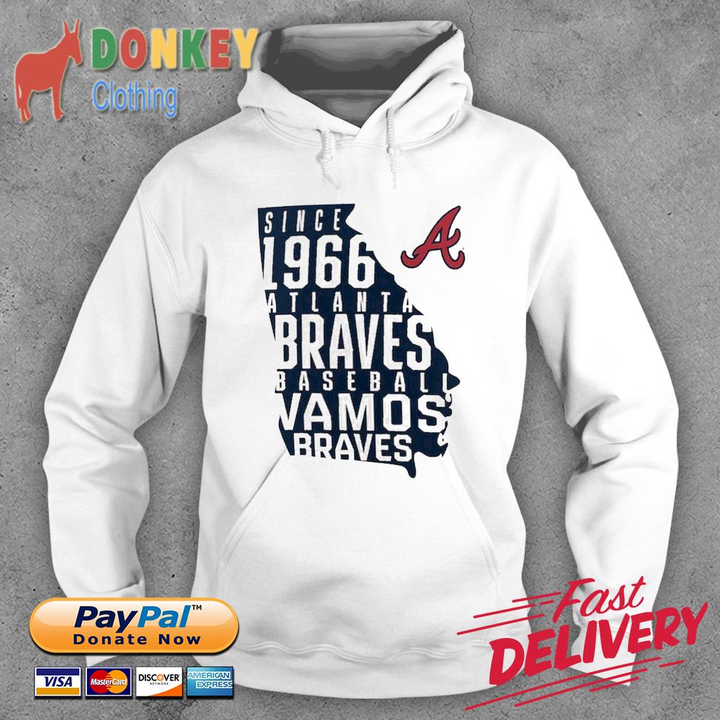 Since 1966 Atlanta Braves Baseball Vamos Braves shirt, hoodie