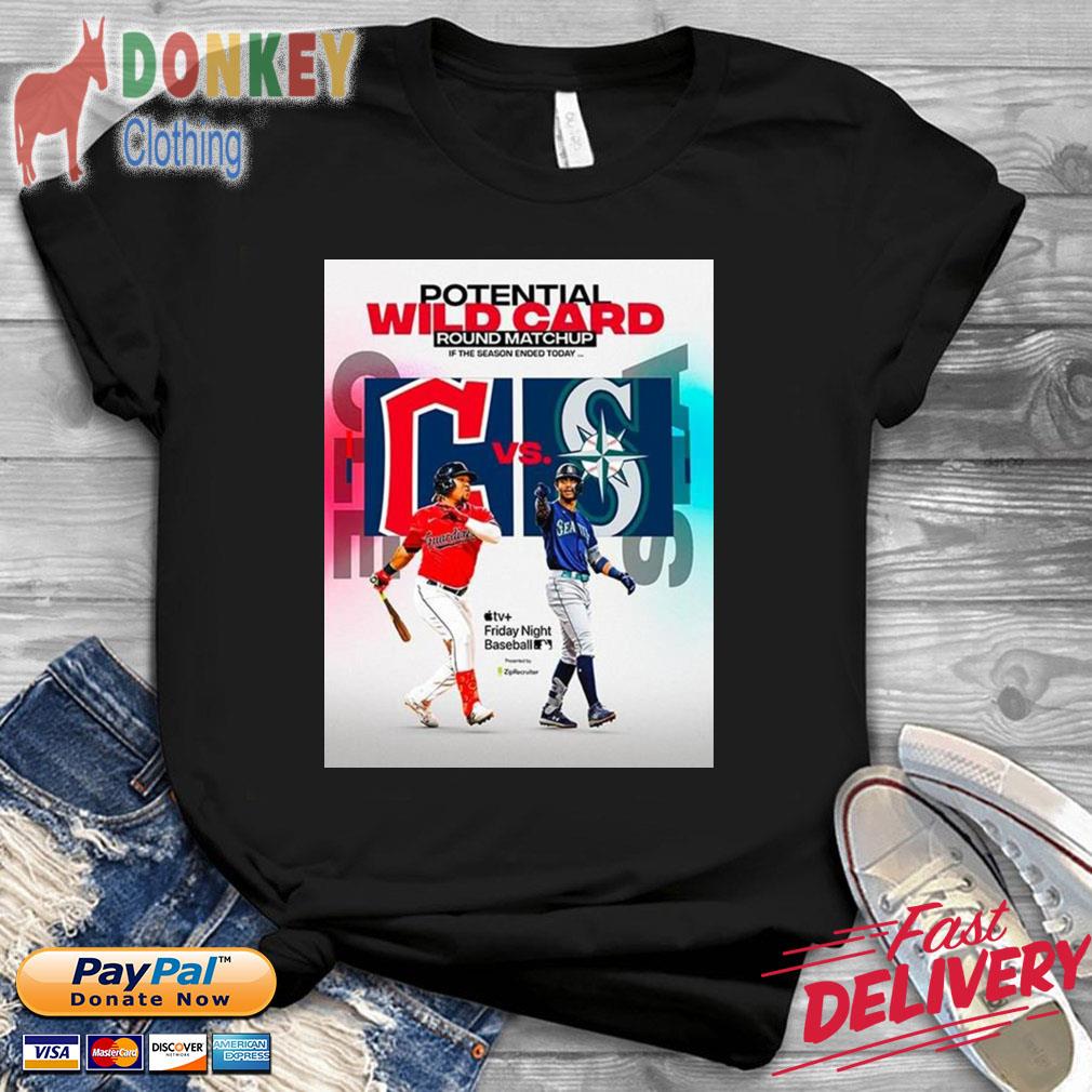 Cleveland Guardians Vs Seattle Mariners Potential Wild Card Round Matchup  Shirt, hoodie, sweater, long sleeve and tank top