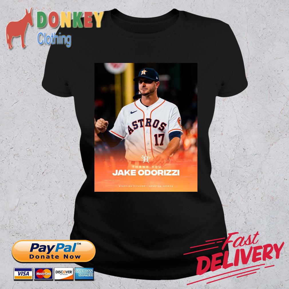 Thank You Jake Odorizzi Starting Pitcher Houston Astros T-shirt