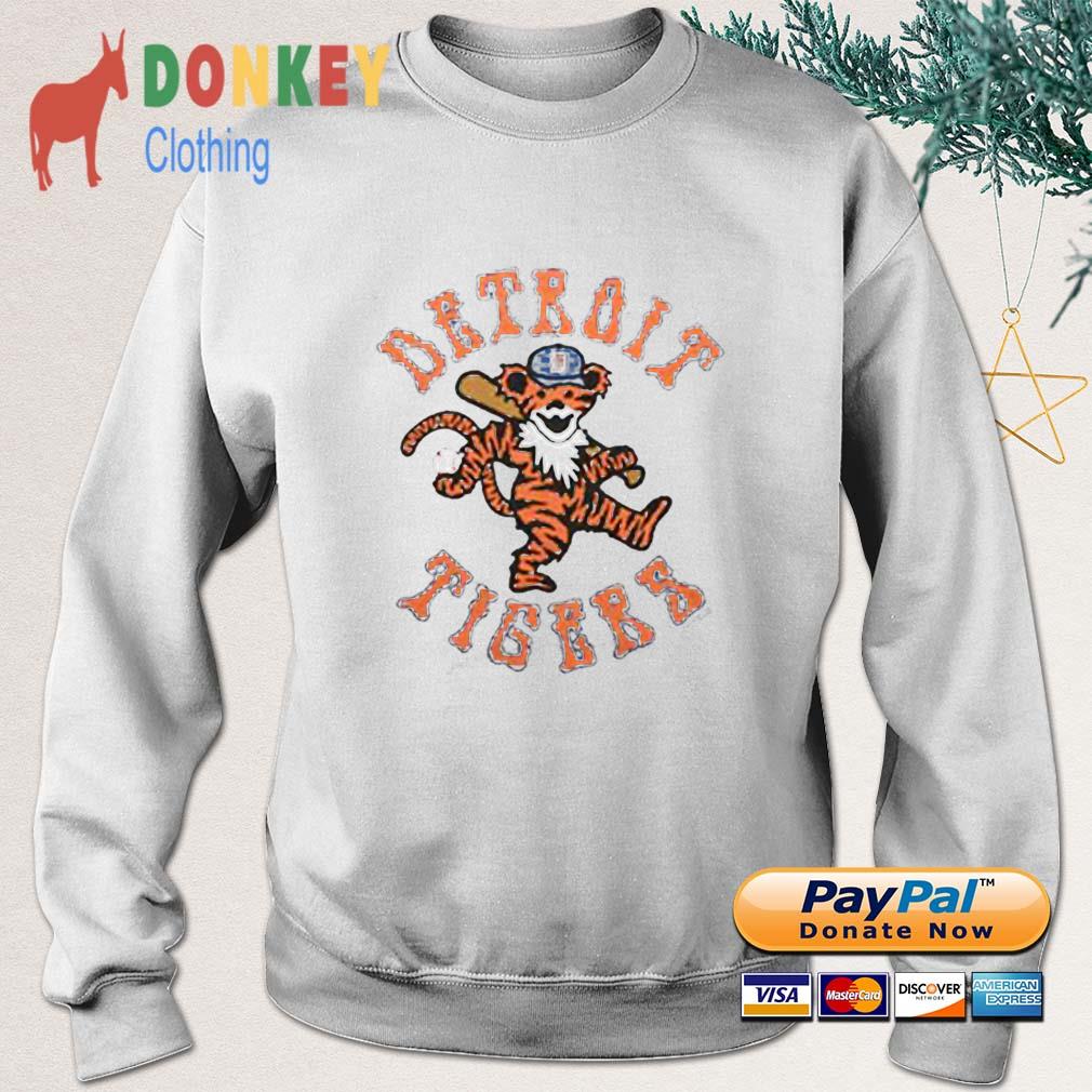 MLB Detroit Tigers Baseball Grateful Dead Bear Shirt, hoodie