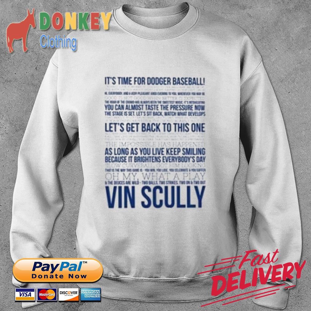 Rest In Peace Vin Scully Shirt, LA Dodgers Legend Vin Scully Shirt