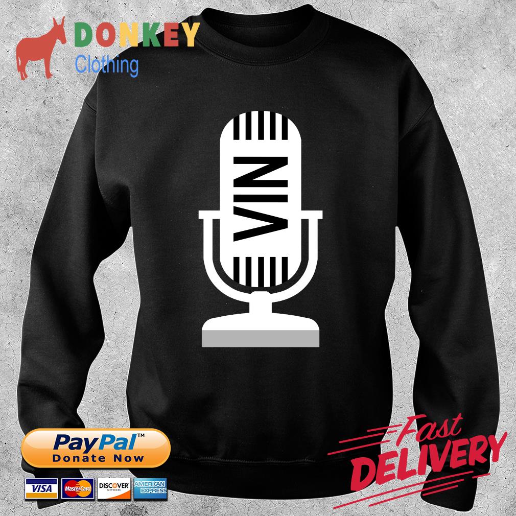 Vin Scully microphone Los Angeles Dodgers shirt, hoodie, sweater