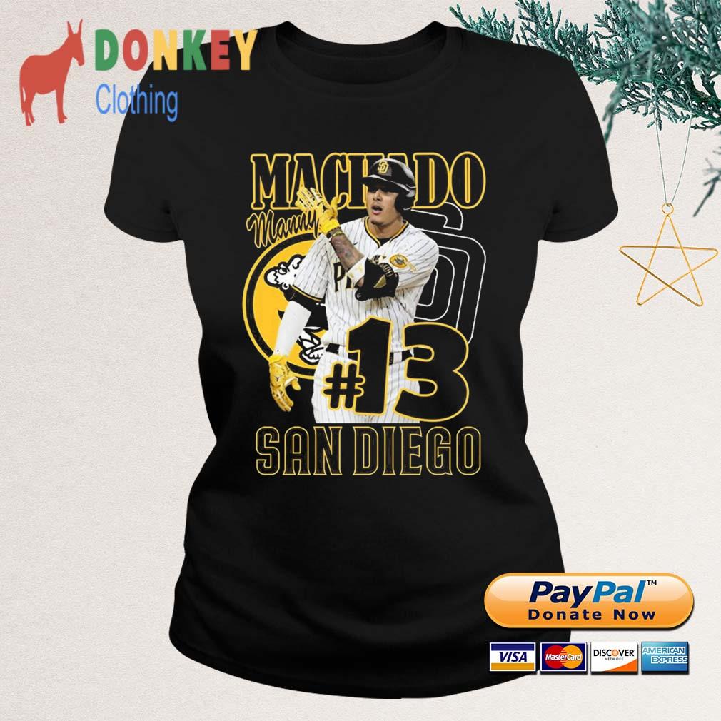 Manny Machado 13 San Diego Padres shirt, hoodie, sweater, long sleeve and  tank top