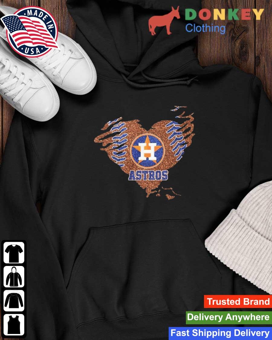 Houston Astros Glitter Heart Baseball 2022 Shirt,Sweater, Hoodie