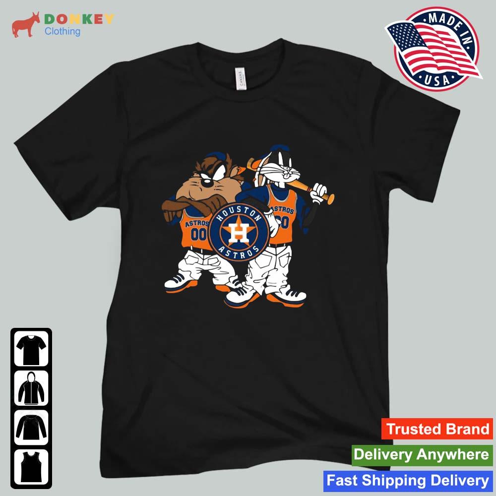 Houston Astros Looney Tunes Taz And Bunny Shirt - High-Quality Printed Brand