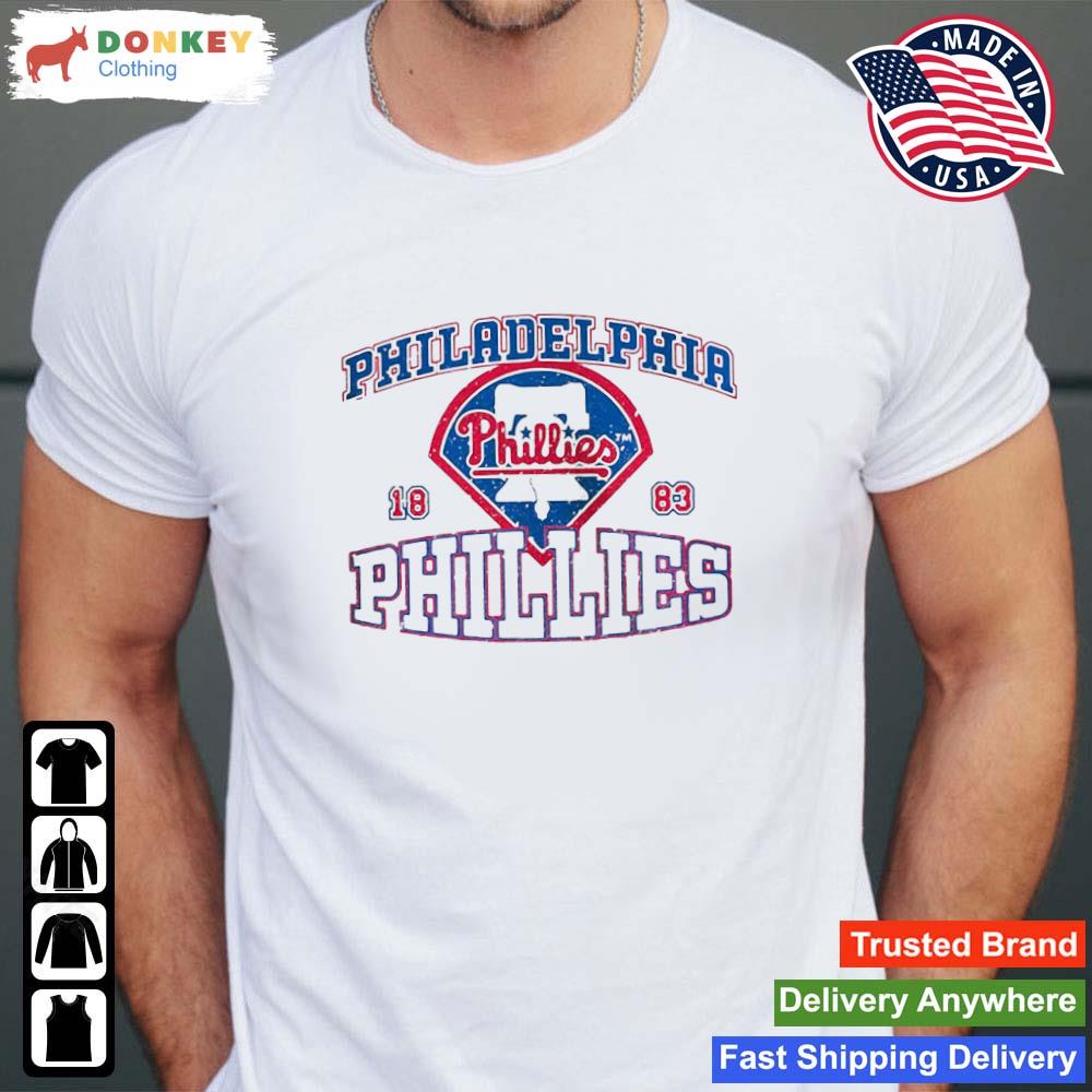 Vintage Philadelphia Phillies EST 1883 Sweatshirt, MLB Baseball Shirt,  Baseball Champions 2022-23 Shirt, Unisex T-shirt