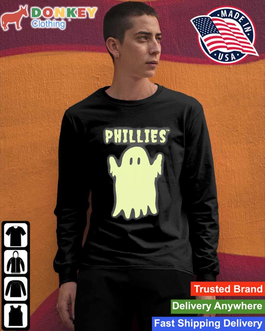 Philadelphia Phillies Ghost Season Crop Halloween 2022 Shirt, hoodie,  sweater, long sleeve and tank top