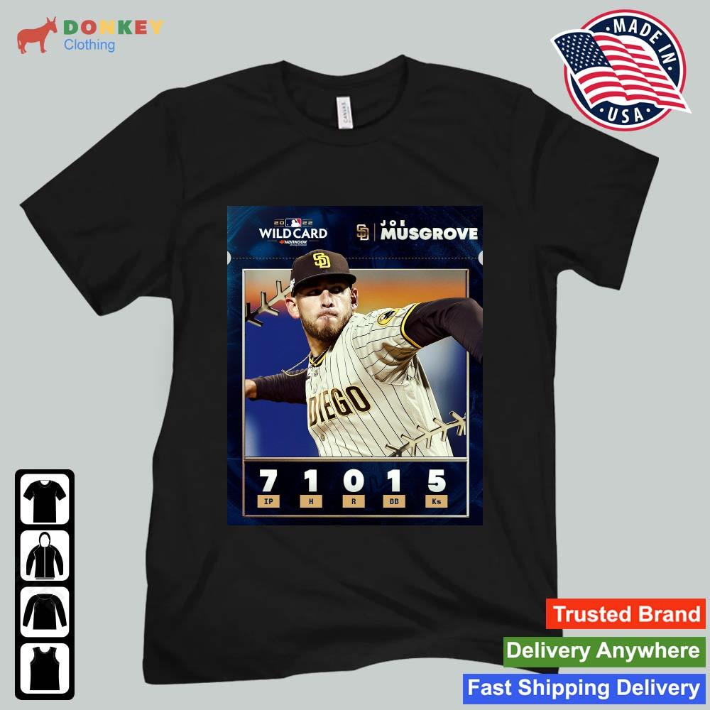 Joe Musgrove San Diego Padres 2022 Wild Card Shirt, hoodie