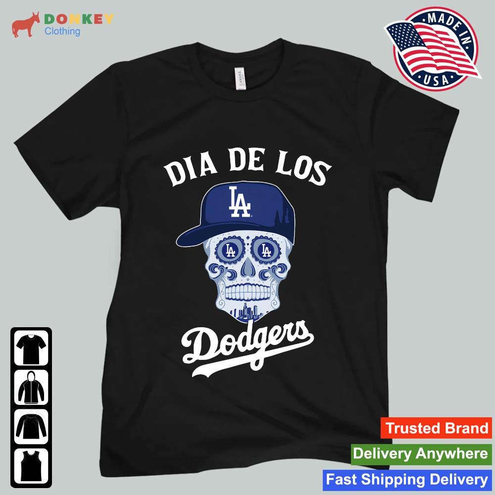Los Angeles Dodgers Dia De Los Dodgers Skull Women Shirt, hoodie, sweater,  long sleeve and tank top