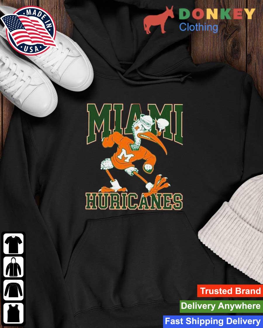 Original Vintage Football University Mascot Graphic Miami Hurricanes  T-shirt,Sweater, Hoodie, And Long Sleeved, Ladies, Tank Top