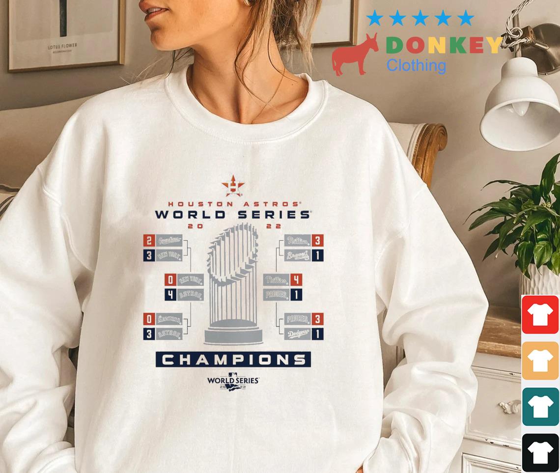 Houston Astros 2022 World Series Champions Milestone Schedule shirt, hoodie,  sweater, long sleeve and tank top