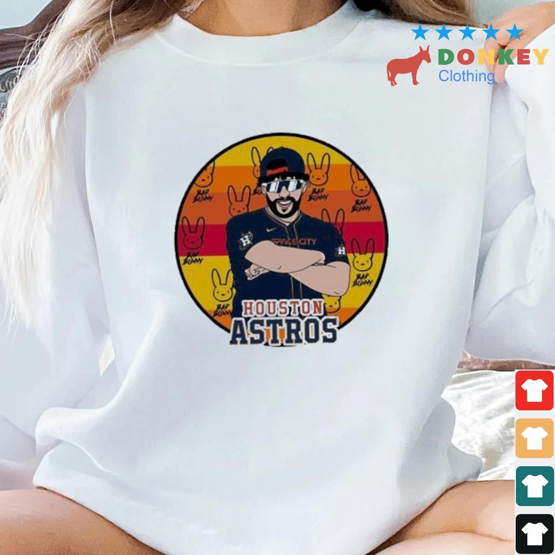 Houston astros bad bunny world series champs 2022 shirt, hoodie, sweater,  long sleeve and tank top