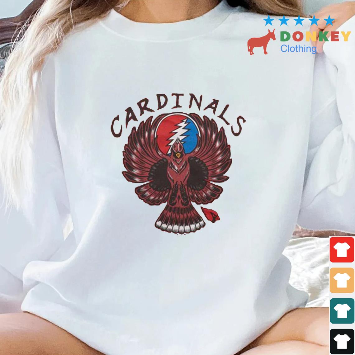 NFL Team Arizona Cardinals X Grateful Dead Premium Men's T-Shirt 