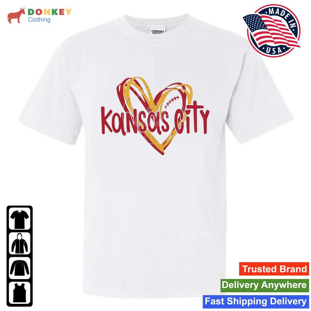 Kansas City Chiefs Football Hearts Mascot Clipart Shirt, hoodie, sweater,  long sleeve and tank top