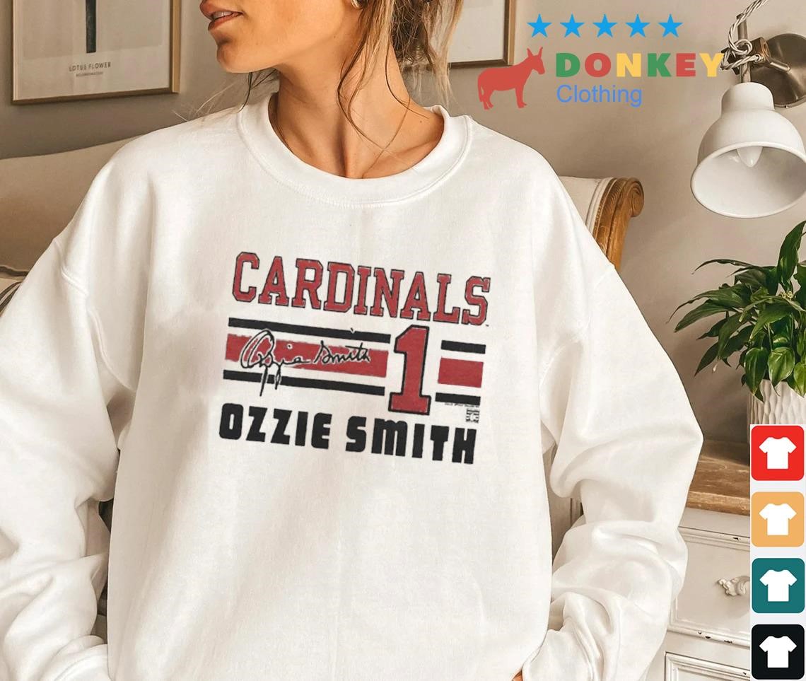 Cardinals Ozzie Smith Signature Jersey shirt, hoodie, sweater, long sleeve  and tank top