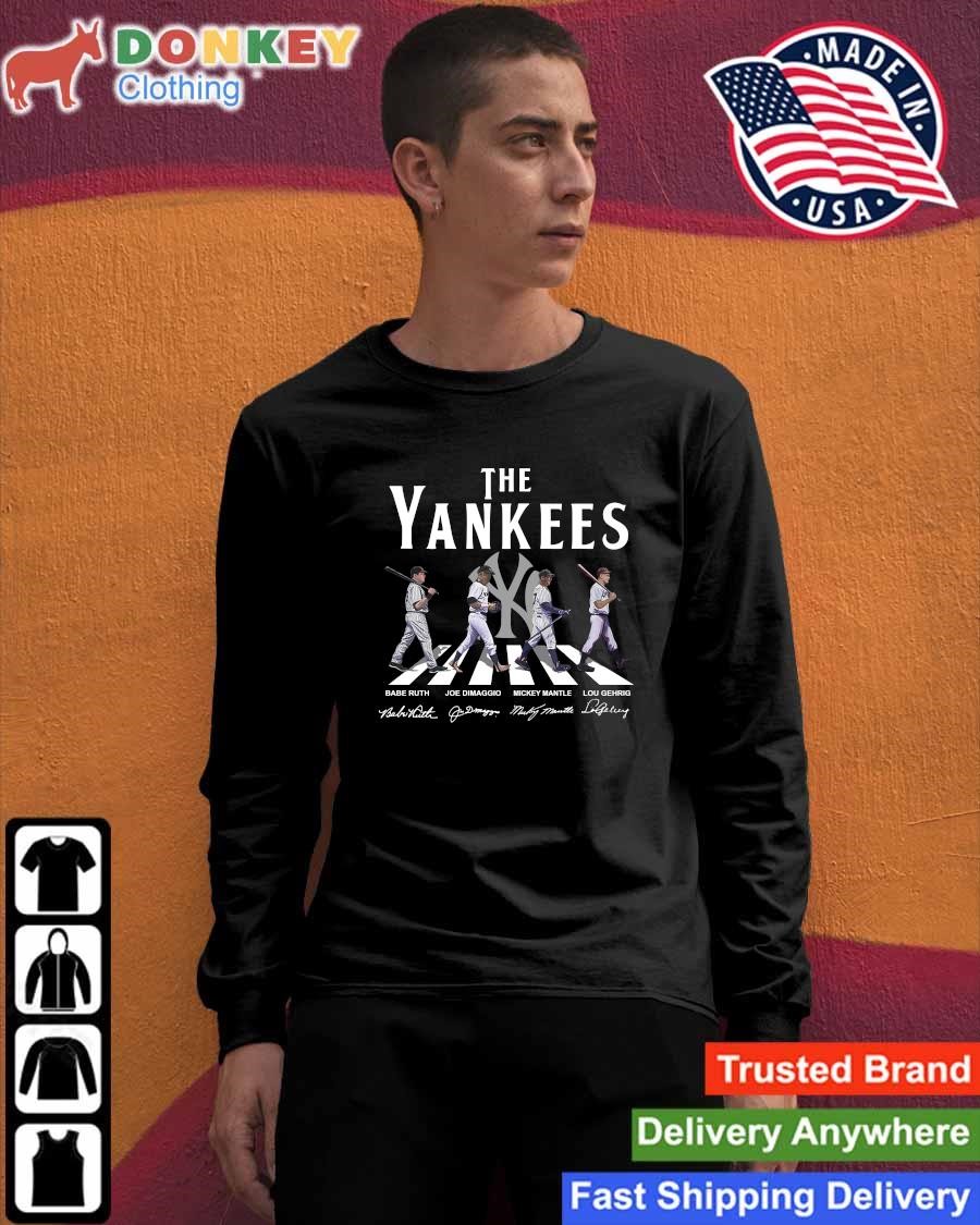 Original The New York Yankees Abbey Road 2023 Signatures T-shirt
