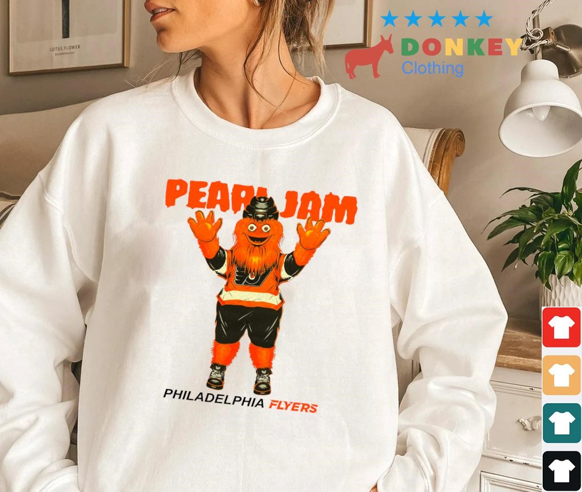 News 2023 Philadelphia Flyers X Pearl Jam Gritty Shirt, hoodie, sweater,  long sleeve and tank top