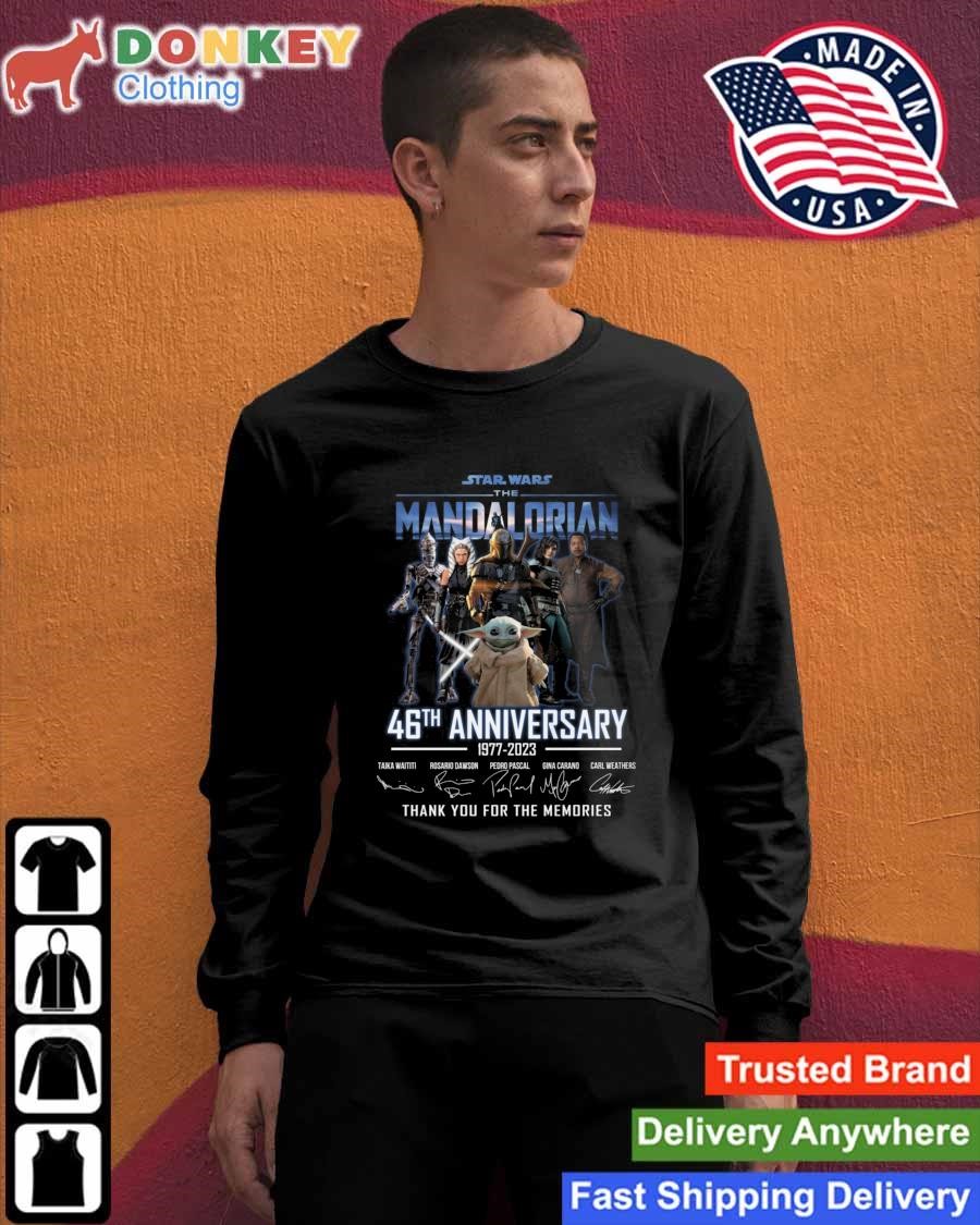 Star Wars 46th 1977-2023 Anniversary Thank For The Memories Tshirt Men 