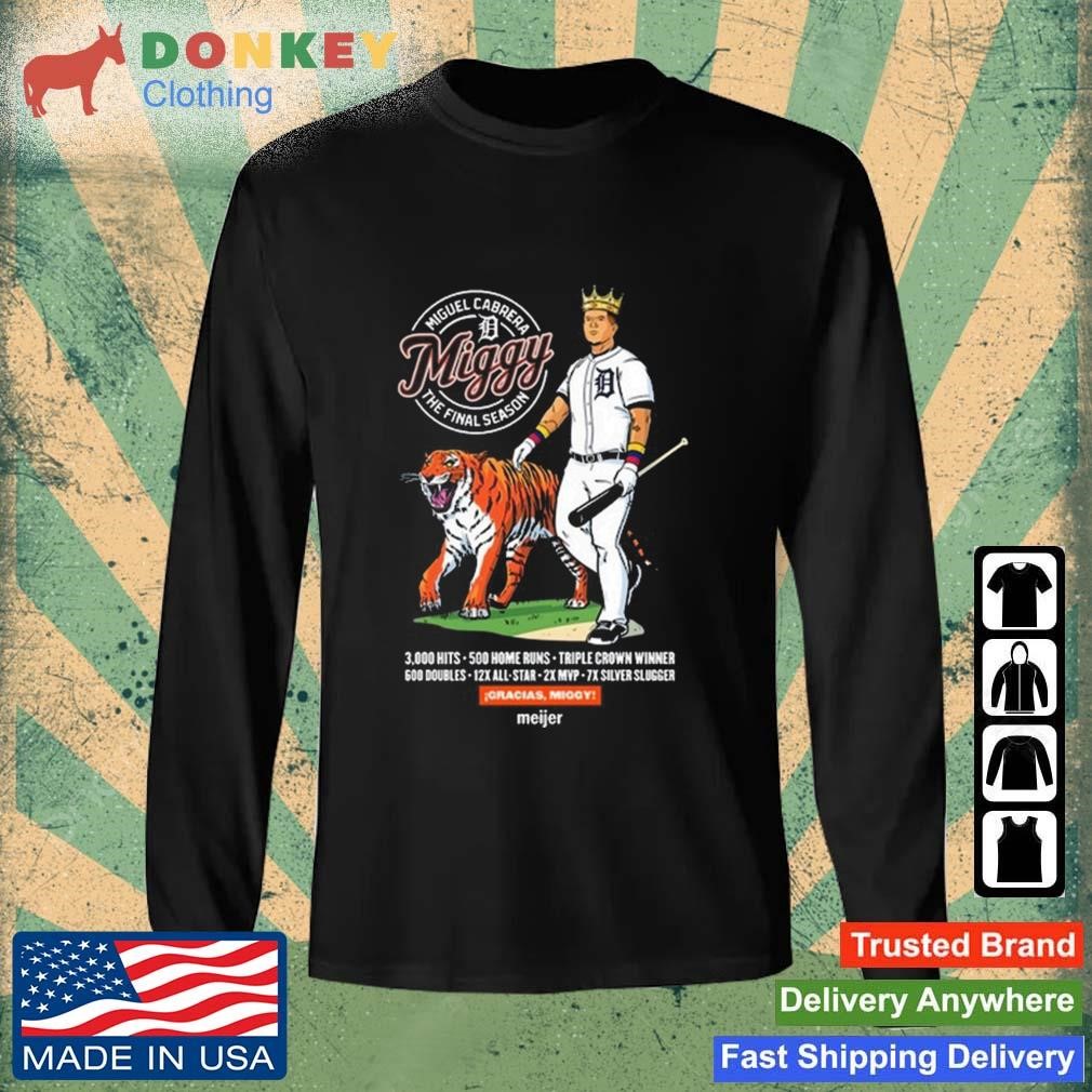 Detroit Tigers Miguel Cabrera Miggy The Final Season T-shirt