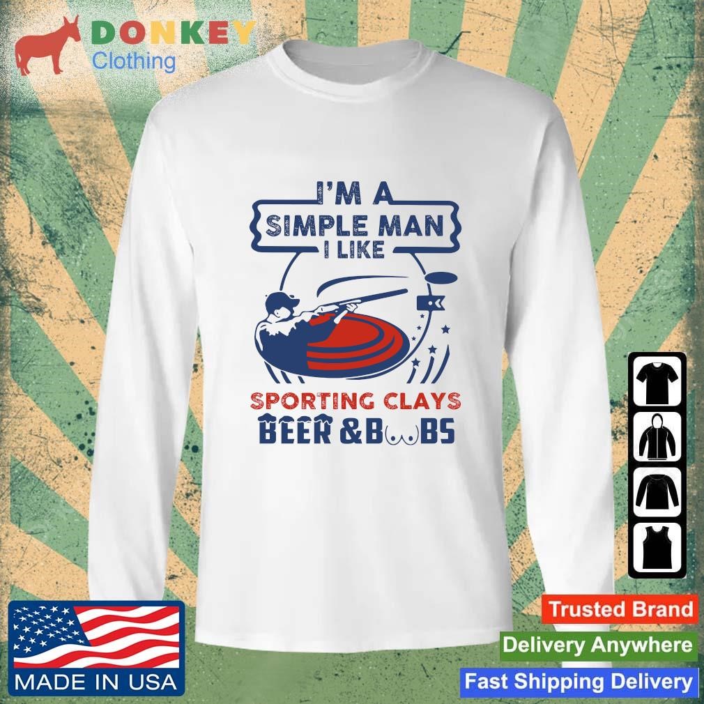 I'm A Simple Man I Like Boobs Beer And Milwaukee Brewers T Shirts, Hoodies,  Sweatshirts & Merch