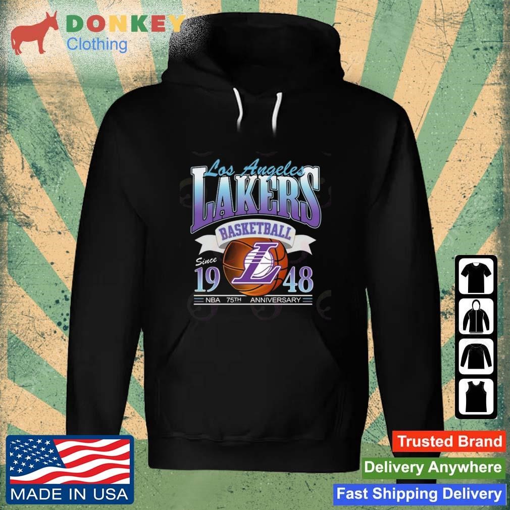 Los Angeles Lakers Basketball Since 1948 NBA 75th Anniversary LAL Fan shirt,  hoodie, sweater, long sleeve and tank top
