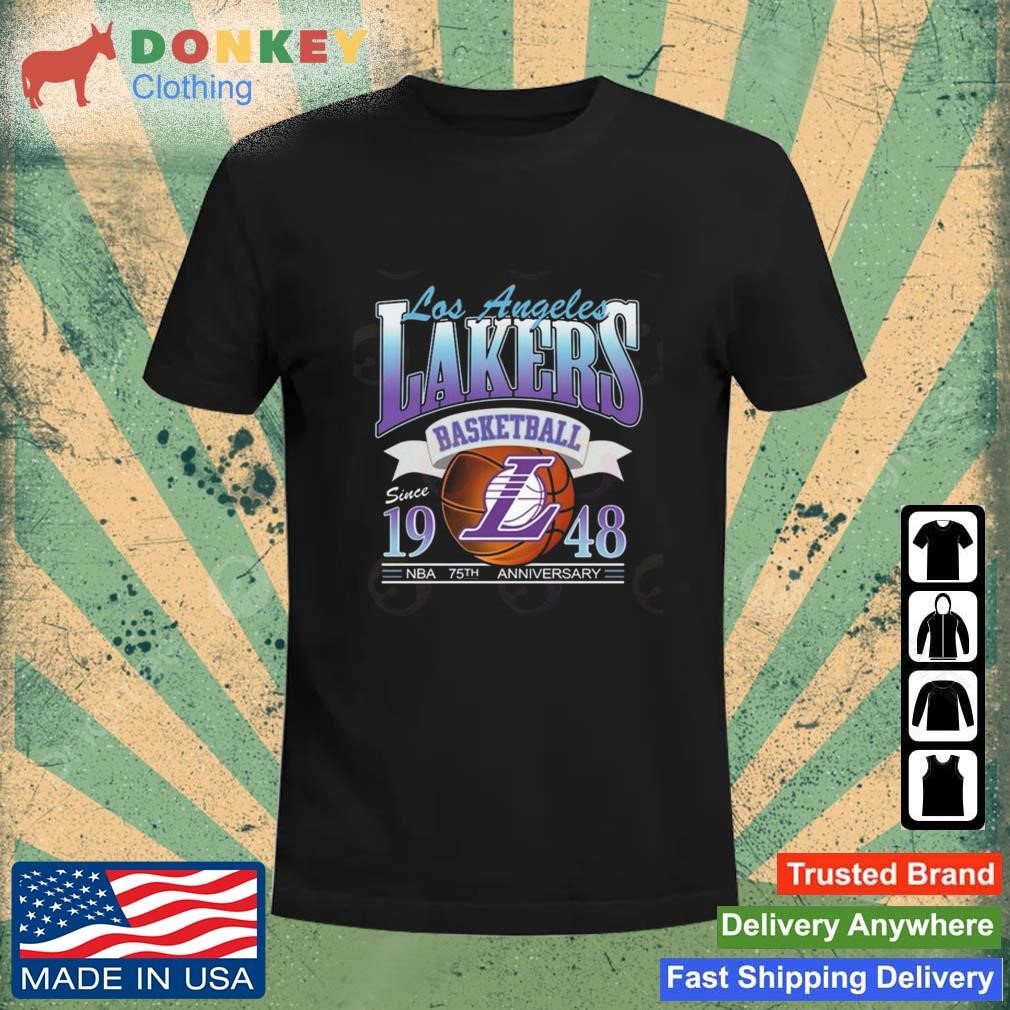 Los Angeles Lakers Basketball Since 1948 NBA 75th Anniversary LAL Fan Shirt,  hoodie, sweater, long sleeve and tank top