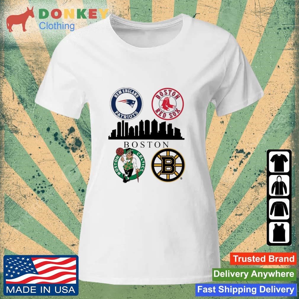 Boston red sox Boston Bruins Boston celtics and new england Patriots  American flag shirt, hoodie, sweater, long sleeve and tank top