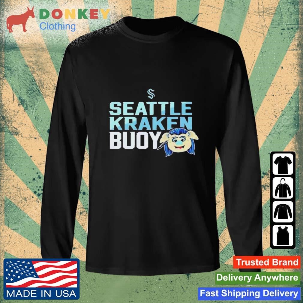Seattle kraken mascot buoy shirt, hoodie, sweater, long sleeve and tank top
