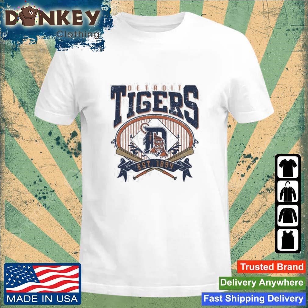 Vintage MLB Detroit Tigers EST 1894 Shirt, Detroit Baseball Shirt
