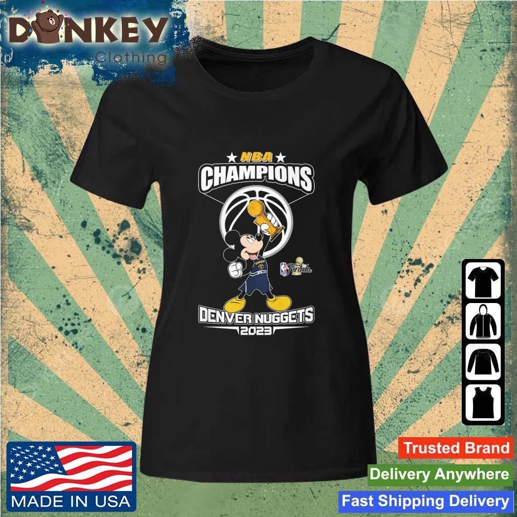 Official Mickey Mouse Denver Nuggets NBA Championship Shirt