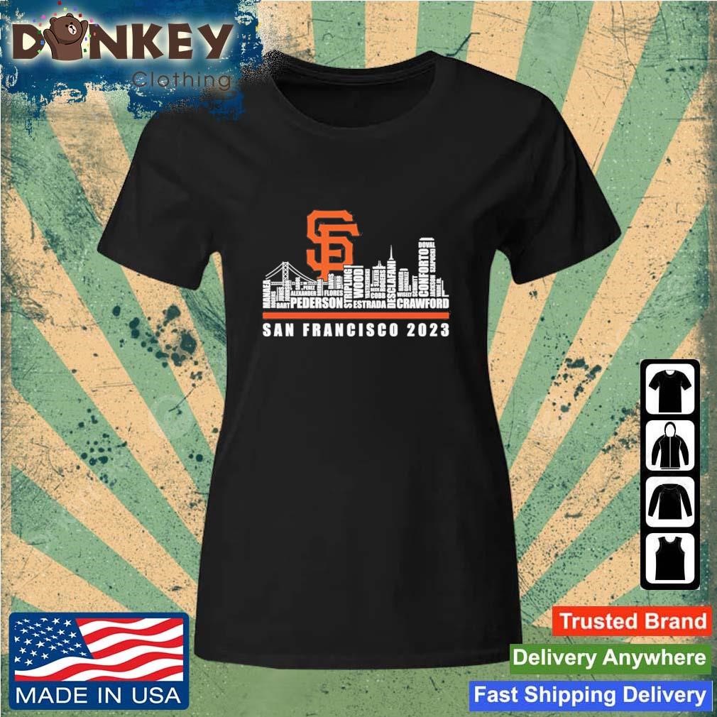 San Francisco Giants player names make city shirt, hoodie, sweater, long  sleeve and tank top