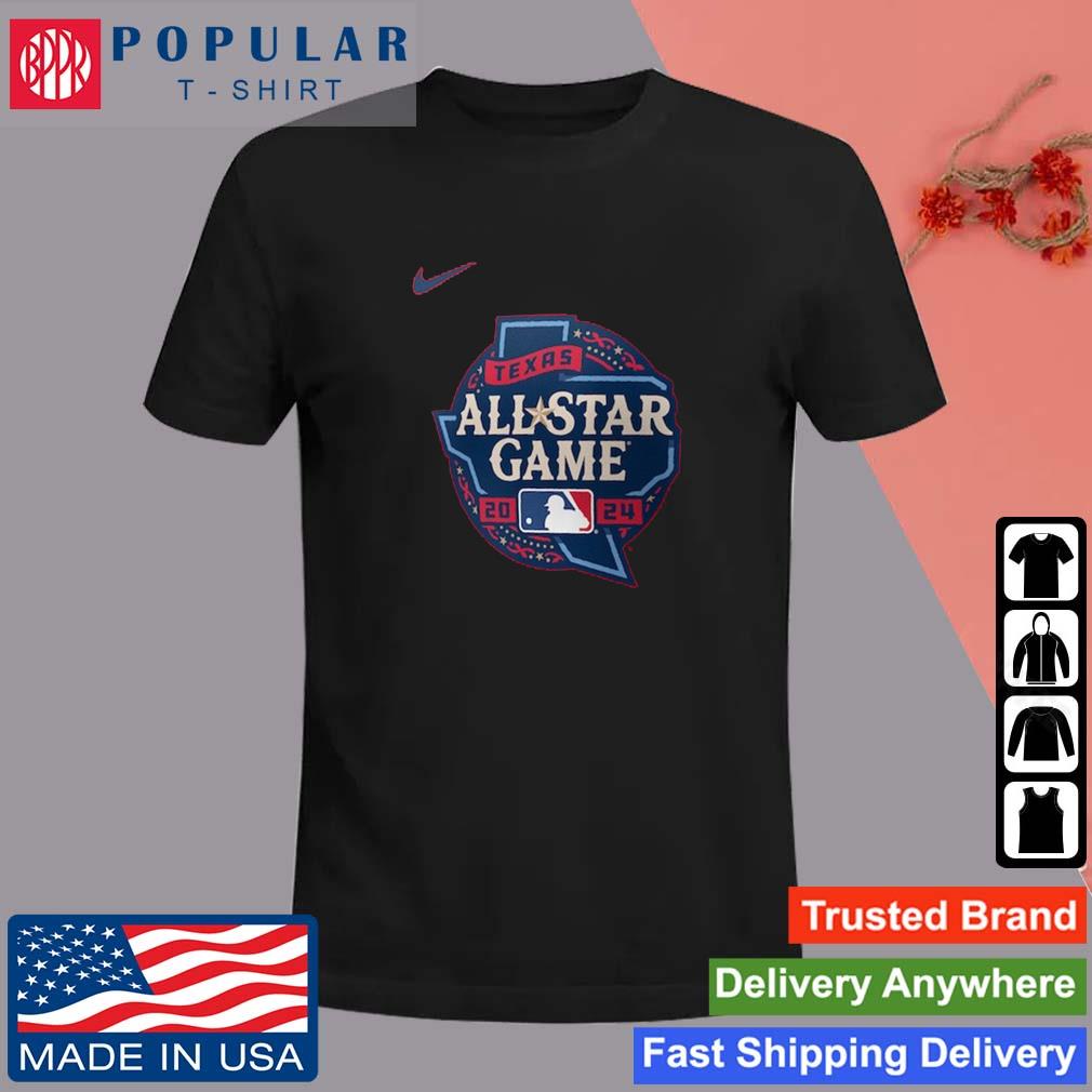 Men's Nike Red 2024 MLB All-Star Game Logo T-Shirt
