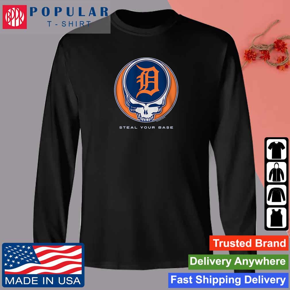 Official Detroit Tigers Grateful Dead Steal Your Base 2023 T-Shirt, hoodie,  sweater, long sleeve and tank top