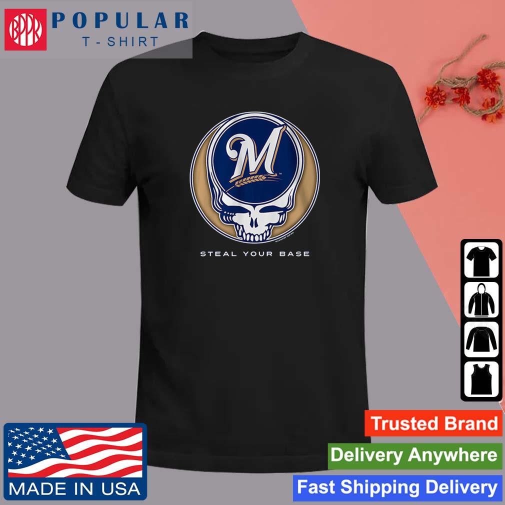 Official Milwaukee Brewers Grateful Dead Steal Your Base 2023 T-Shirt,  hoodie, sweater, long sleeve and tank top
