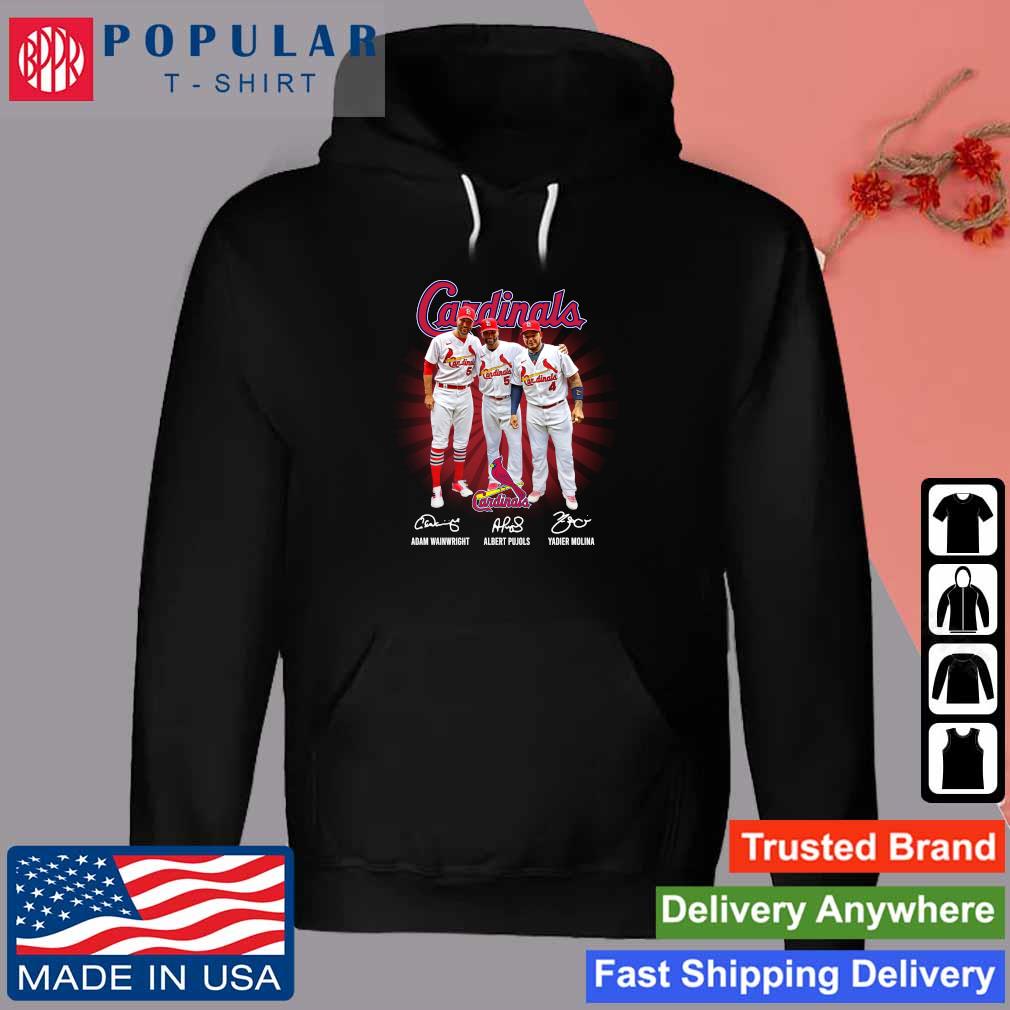 Official albert Pujols Yadier Molina Adam Wainwright St Louis Cardinals T- shirt, hoodie, sweater, long sleeve and tank top