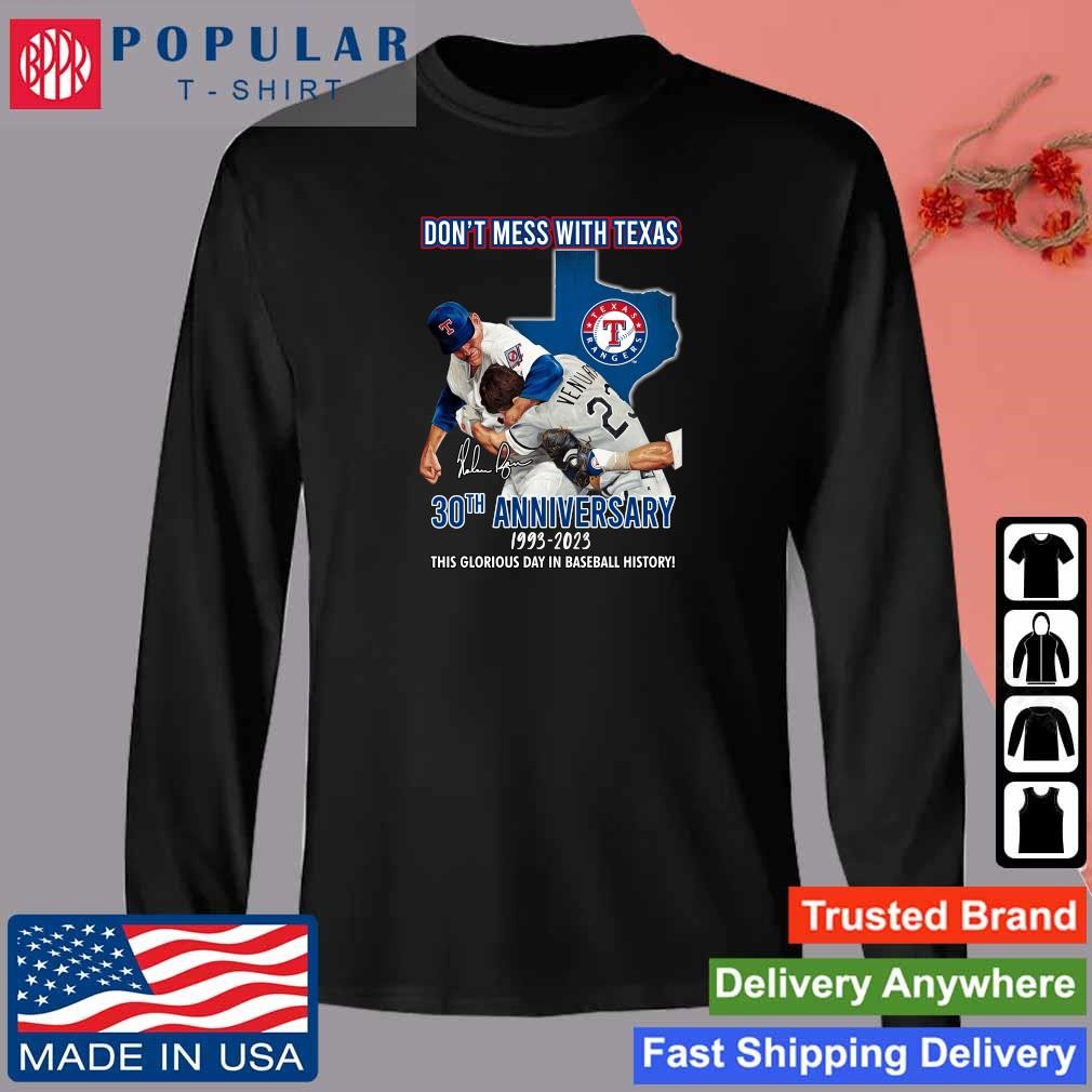 30 Years Ago Today Texas Rangers Nolan Ryan Robin Ventura T Shirt - AFCMerch