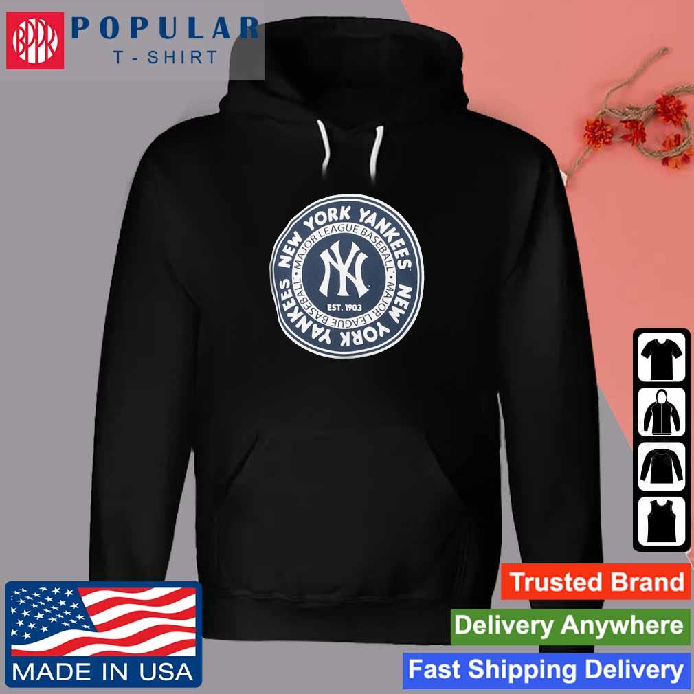 New York Yankees Circle Logo T-shirt,Sweater, Hoodie, And Long Sleeved,  Ladies, Tank Top