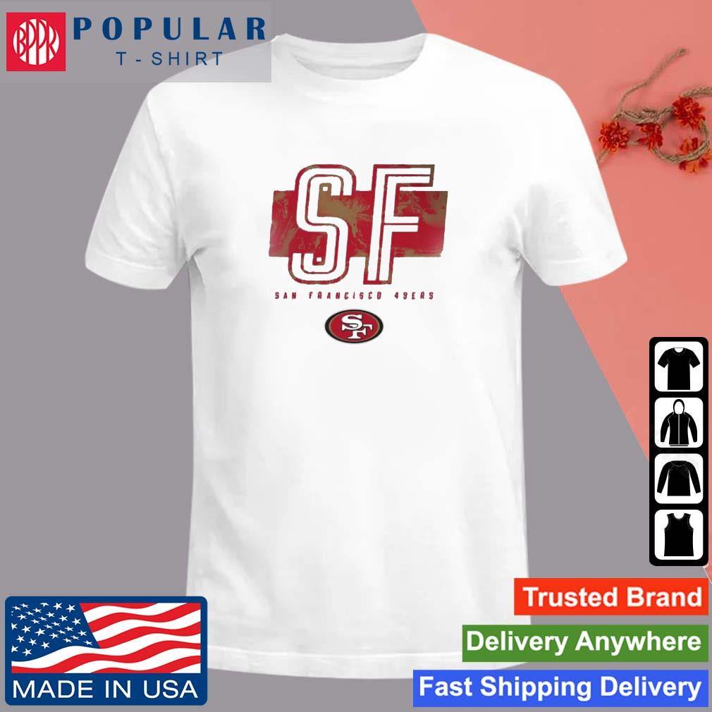 NFL Team Apparel Boys' San Francisco 49ers Abbreviated 2023 T-Shirt,  hoodie, sweater, long sleeve and tank top