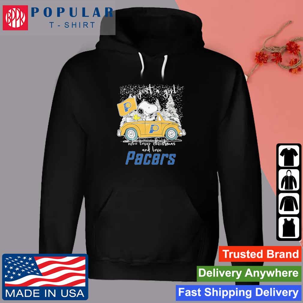 Snoopy And Woodstock Just A Girl Who Lover Christmas And Love Indiana  Pacers Shirt, hoodie, sweater, long sleeve and tank top