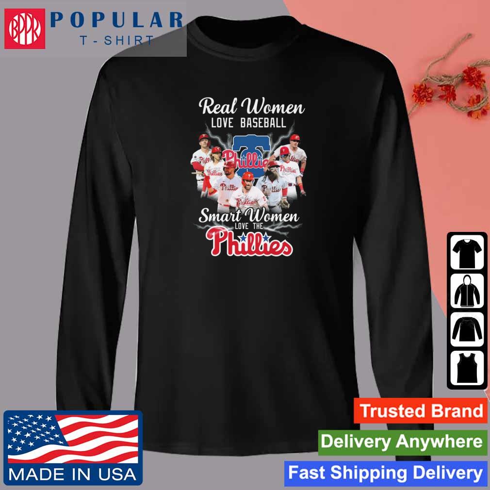 Philadelphia Phillies team real Women love baseball smart Women love the  Phillies signatures shirt, hoodie, sweater, long sleeve and tank top