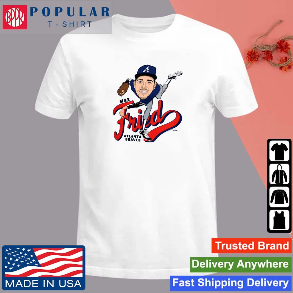 Atlanta Braves Max Fried Homage Caricature Tri-Blend T-Shirt, hoodie,  sweater, long sleeve and tank top